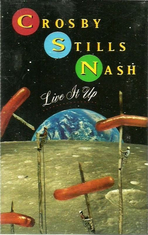 CROSBY STILLS & NASH - LIVE IT UP (CASSETTE) - CS