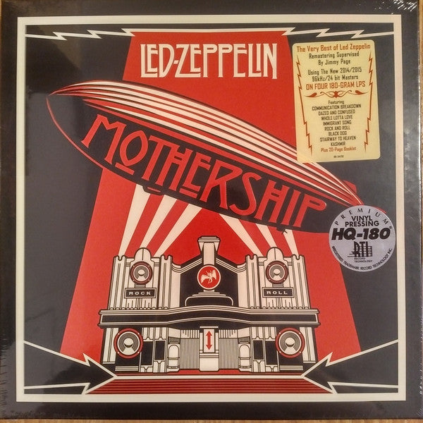LED ZEPPELIN - MOTHERSHIP : 4LP BOX 180G VINYL REMASTER - LP