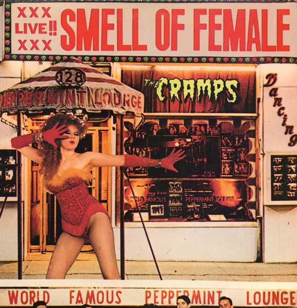 CRAMPS - SMELL OF FEMALE : CLEAR RED VINYL - LP
