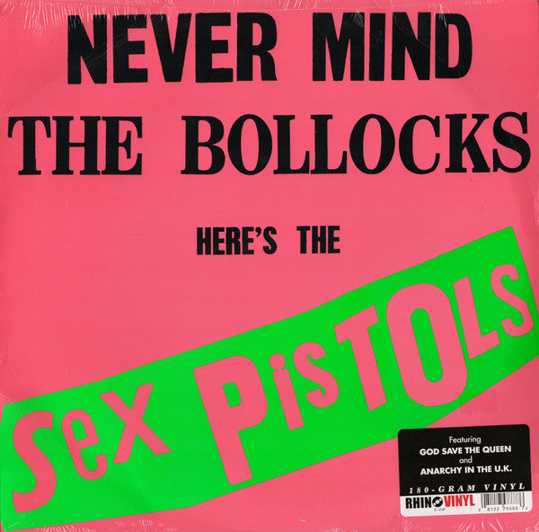 SEX PISTOLS - NEVER MIND THE BOLLOCKS: 180G US VERSION - LP