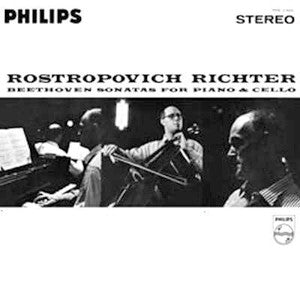 BEETHOVEN - SONATAS FOR PIANO & CELLO - LP