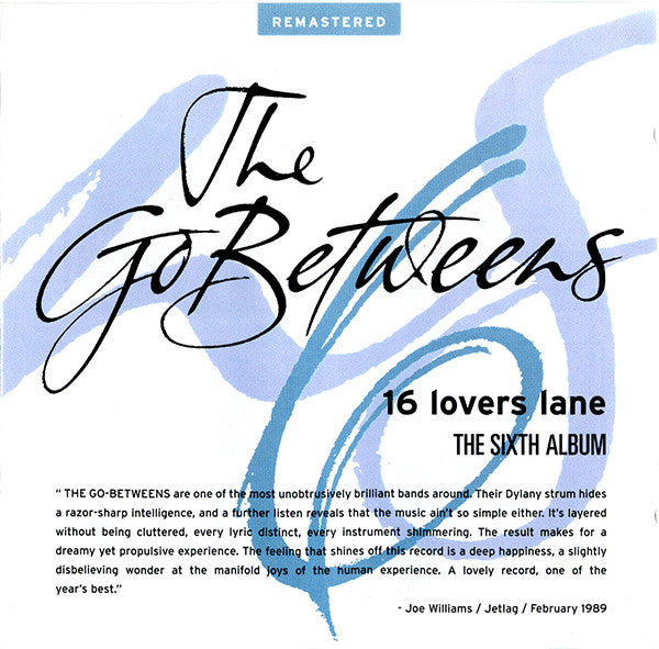 GO-BETWEENS - 16 LOVERS LANE - CD