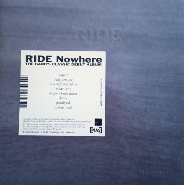 RIDE - NOWHERE : 2022 REISSUE - CD