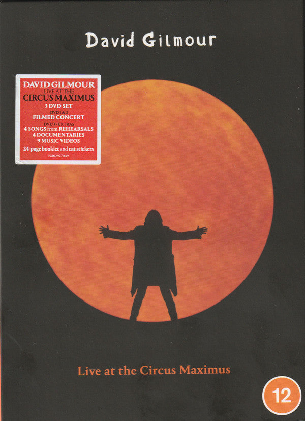 GILMOUR, DAVID - LIVE AT THE CIRCUS MAXIMUS : 3 X DVD SET - DVD