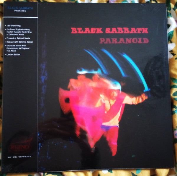 BLACK SABBATH - PARANOID: RHINO HIGH FIDELITY - LP