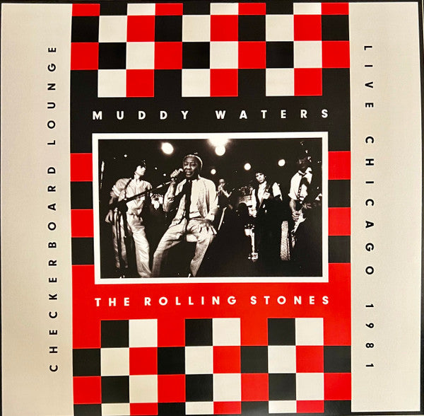 WATERS, MUDDY / ROLLING STONES - LIVE AT THE CHECKERBOARD 2LP RED & WHITE - LP