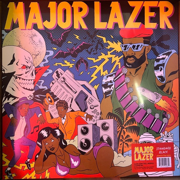 MAJOR LAZER - GUNS DON'T KILL PEOPLE ... : BLACK 2LP - LP