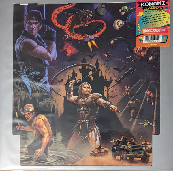 KONAMI KUKEIHA CLUB - KONAMI CLASSICS: BEST OF NES (PINK LP) - LP