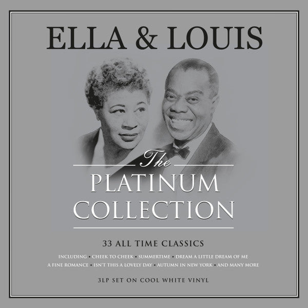 FITZGERALD, ELLA & LOUIS ARMSTRONG - PLATINUM: 3LP WHITE - LP