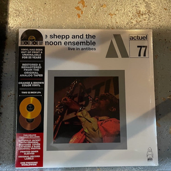 SHEPP, ARCHIE & THE FULL MOON ENSEMBLE - LIVE AT ANTIBES: ORANGE & BROWN 2LP SET - LP