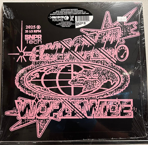 SNOOPER - WORLDWIDE : TRANSLUCENT PINK VINYL - LP