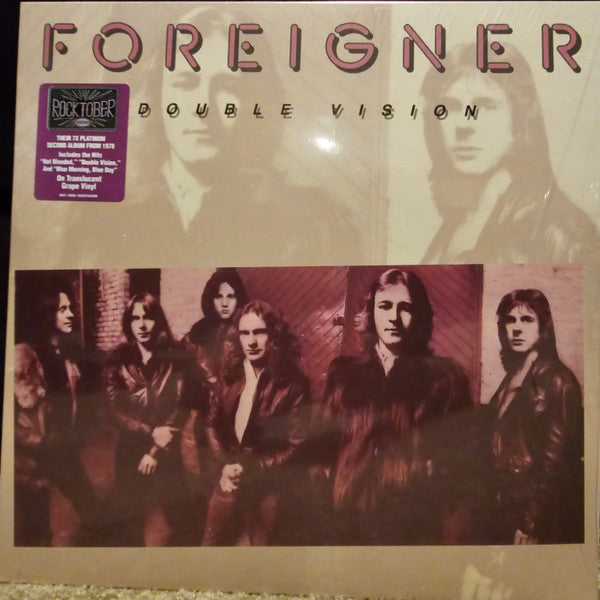 FOREIGNER - DOUBLE VISION : TRANSLUCENT GRAPE VINYL - LP
