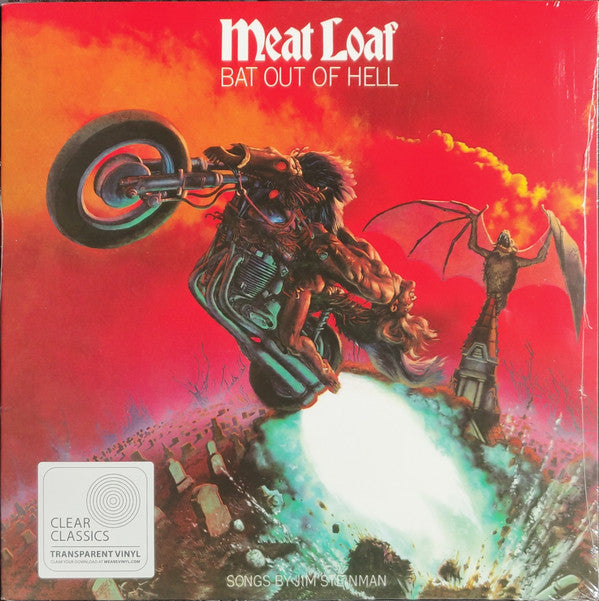 MEAT LOAF - BAT OUT OF HELL : CLEAR VINYL - LP