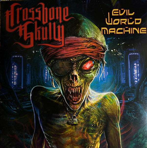 CROSSBONE SKULLY - EVIL WORLD MACHINE : BLACK SMOKE VINYL - LP