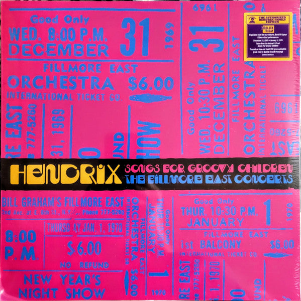 HENDRIX, JIMI - SONGS FOR GROOVY CHILDREN - LP