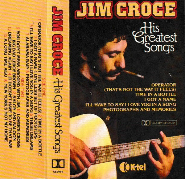 CROCE, JIM - HIS GREATEST SONGS (CASSETTE) - CS