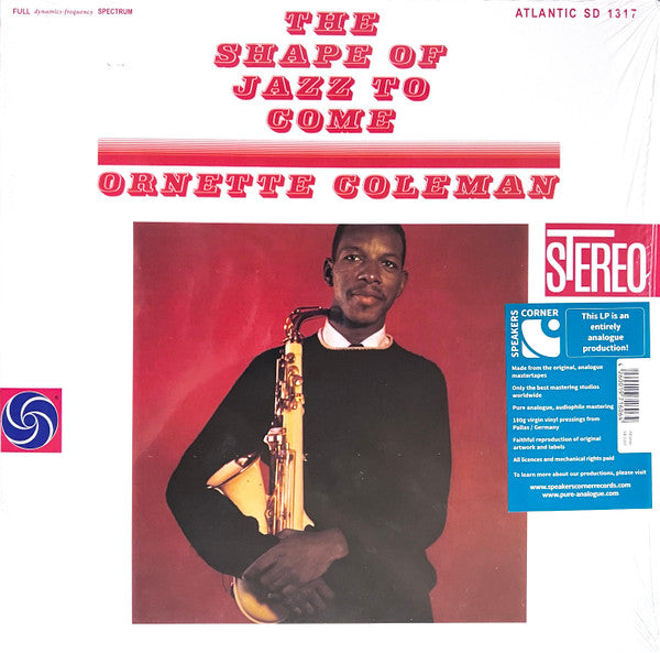 COLEMAN, ORNETTE - THE SHAPE OF JAZZ TO COME (SPEAKERS COR) - LP