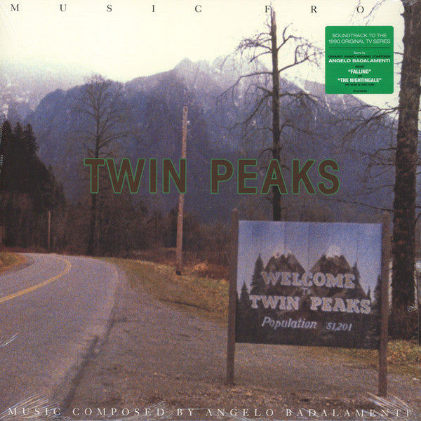 TWIN PEAKS - SOUNDTRACK (1990) : ORIGINAL ARTWORK - LP
