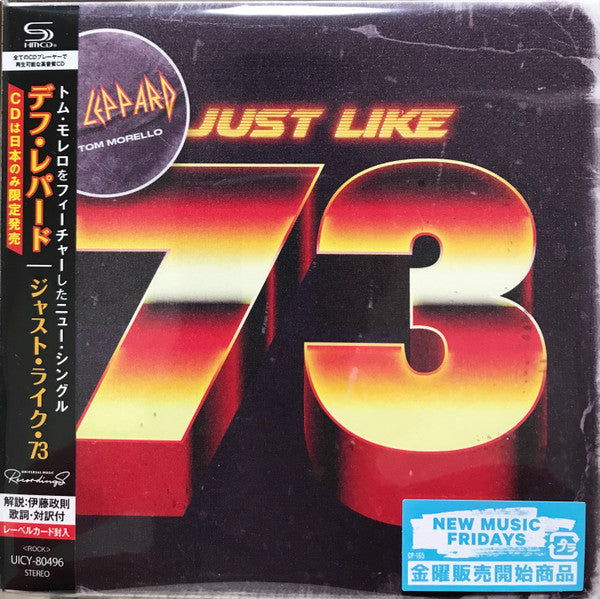 DEF LEPPARD - JUST LIKE 73 : 2 TRACK - CD