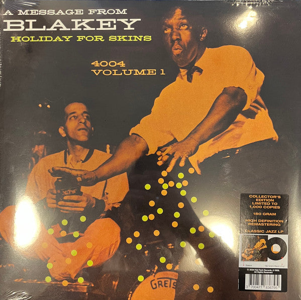 BLAKEY, ART - HOLIDAY FOR SKINS VOL 1 : 180 GRAM VINYL - LP