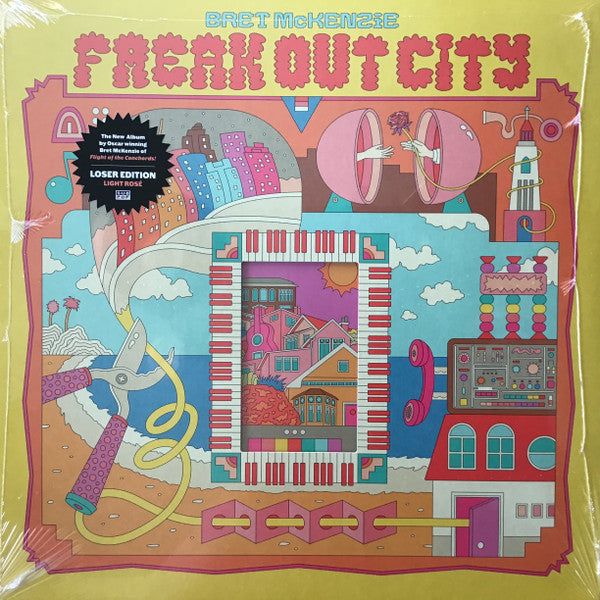 MCKENZIE, BRET - FREAK OUT CITY : GLACIAL BLUE VINYL - LP