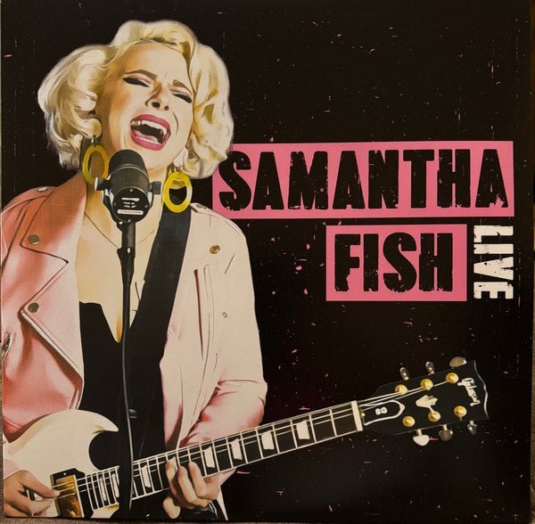 FISH, SAMANTHA - LIVE : PINK & WHITE SPLATTER - LP