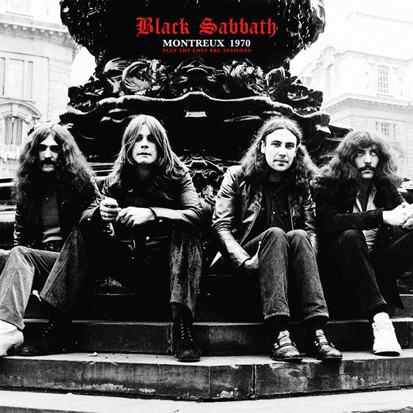 BLACK SABBATH - MONTREUX 1970 : 2LP CLEAR/RED SPLATTER - LP