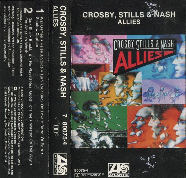 CROSBY STILLS & NASH - ALLIES (CASSETTE) - CS
