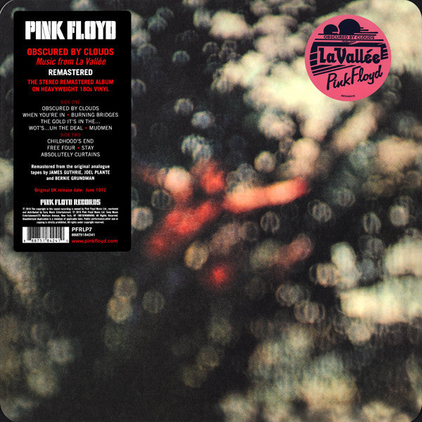 PINK FLOYD - OBSCURED BY CLOUDS : PREMIUM REMASTER - LP