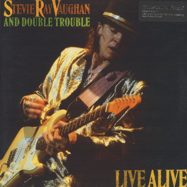 VAUGHAN, STEVIE RAY - LIVE ALIVE : 2LP 180 GRAM AUDIOPHILE - LP