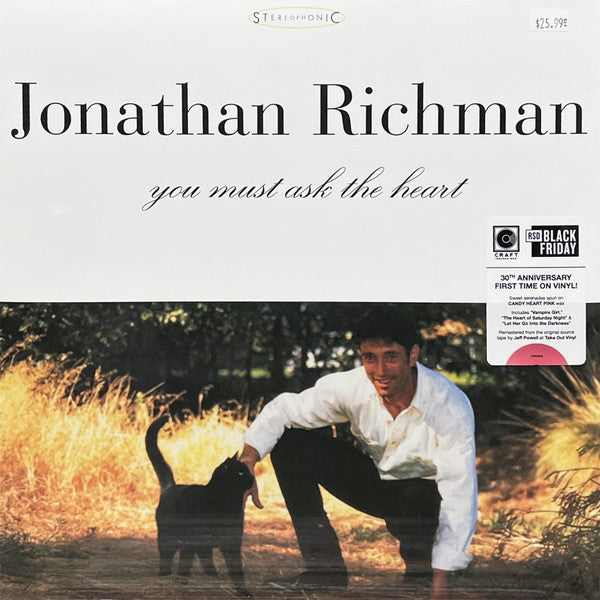 RICHMAN, JONATHAN - YOU MUST ASK THE HEART: PINK VINYL - LP