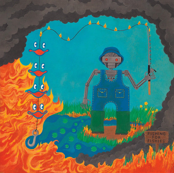 KING GIZZARD & THE LIZARD WIZARD - FISHING FOR FISHIES : OIL SPILL COLOURED - LP