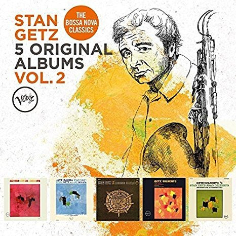 GETZ, STAN - 5 ORIGINAL ALBUMS VOL 2 : 5CD SET - CD