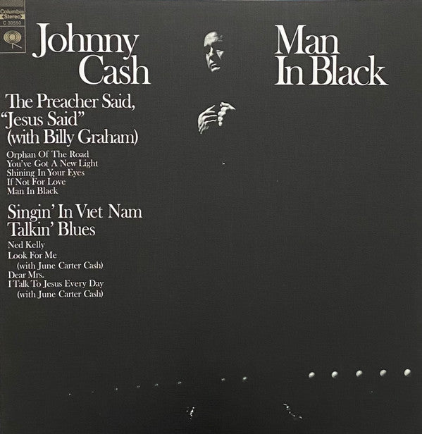 CASH, JOHNNY - MAN IN BLACK : CRYSTAL CLEAR 180-GRAM - LP