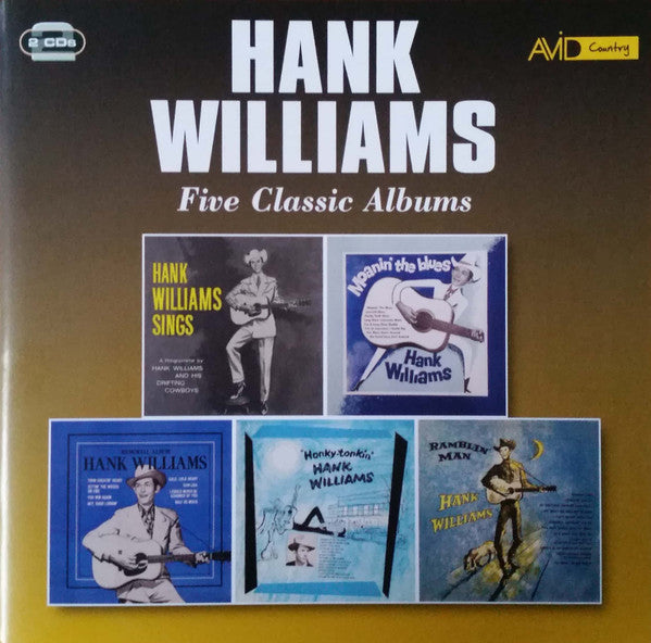 WILLIAMS, HANK - FIVE CLASSIC ALBUMS : 2CD SET - CD