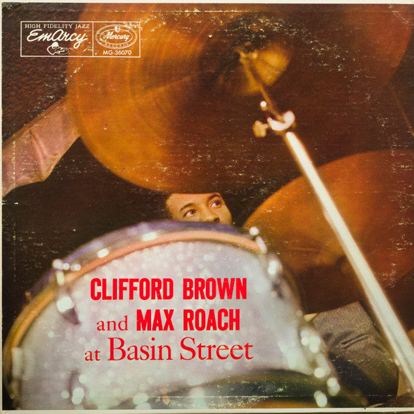 BROWN, CLIFFORD & MAX ROACH QUINTET - AT BASIN STREET (1958 DEEP GROOVE PRESS) - LP