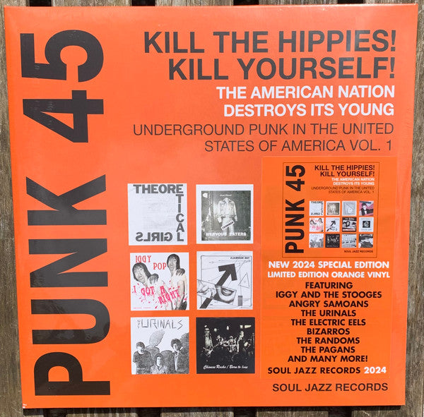 VARIOUS / SOUL JAZZ RECORDS PRESENTS - PUNK 45 : KILL THE HIPPIES! ... : ORANGE - LP