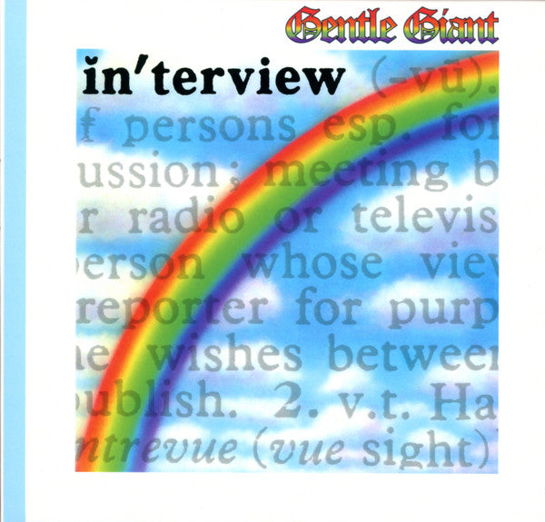 GENTLE GIANT - INTERVIEW : CD/BLU-RAY AUDIO - CD