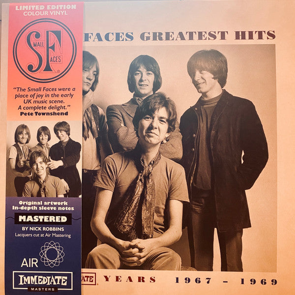 SMALL FACES - GREATEST HITS : RED VINYL (2023) - LP
