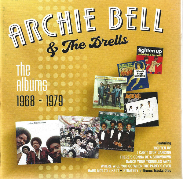 BELL, ARCHIE & THE DRELLS - ALBUMS 1968 - 1979: 5CD SET - CD