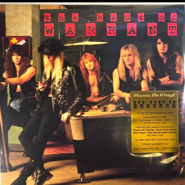 WARRANT - BEST OF : RED 2LP SET (180-GRAM) - LP