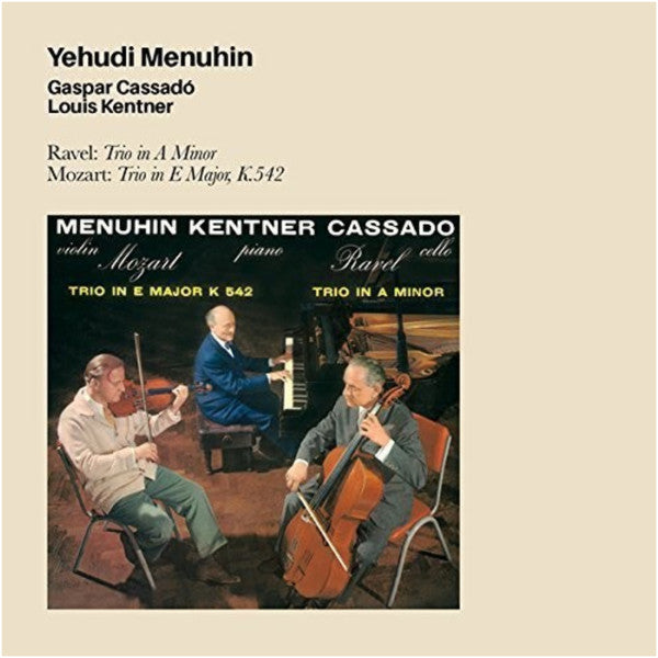 MENUHIN, YEHUDI - RAVEL - TRIO IN A MINOR : 3 BONUS TRACKS - CD