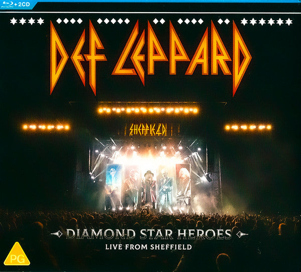 DEF LEPPARD - DIAMOND STAR HEROES : 2CD + BLU-RAY - CD