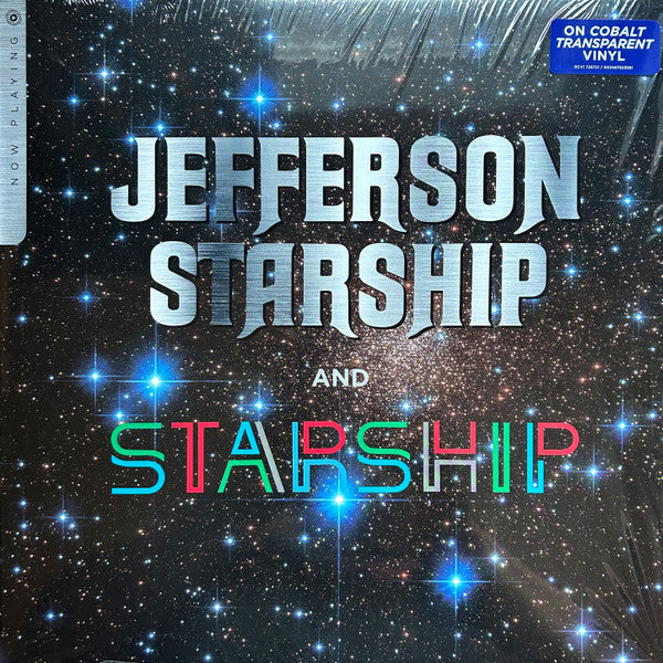 JEFFERSON STARSHIP & STARSHIP - NOW PLAYING : BLUE VINYL - LP