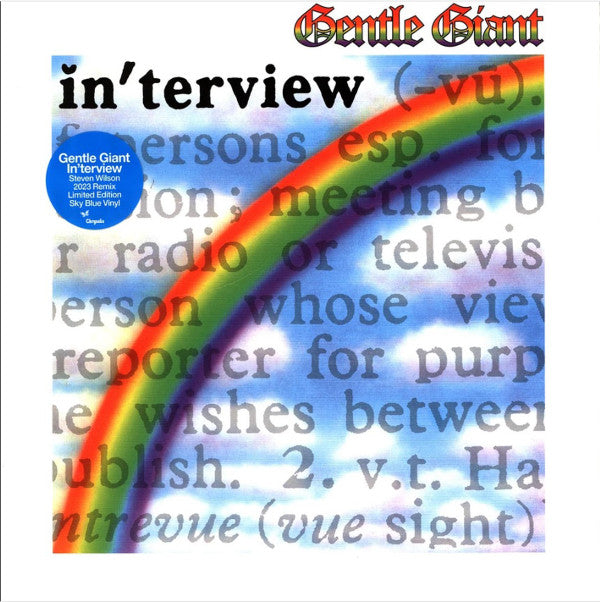 GENTLE GIANT - INTERVIEW: 2023 STEVEN WILSON REMIX BLUE - LP