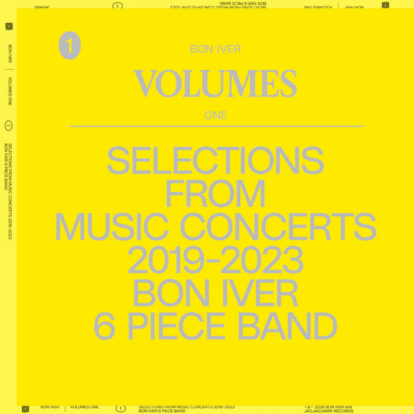 BON IVER - VOLUMES: ONE - CD