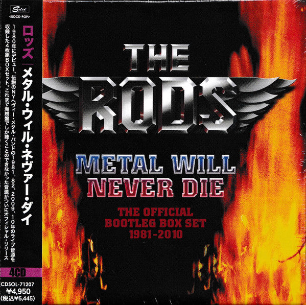 RODS - METAL WILL NEVER DIE: 4CD SET - CD