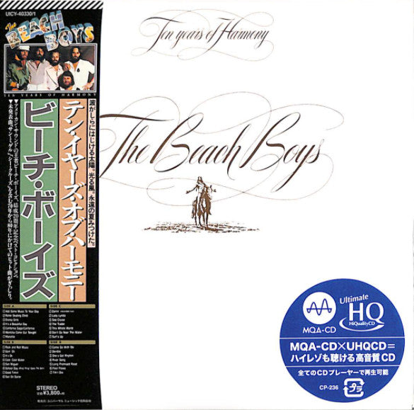 BEACH BOYS - TEN YEARS OF HARMONY : 2CD UHQCD - CD