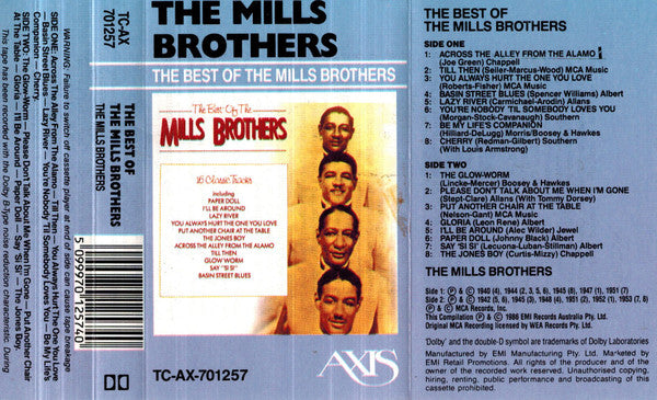 MILLS BROTHERS - BEST OF (CASSETTE) - CS