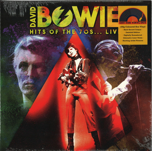 BOWIE, DAVID - HITS OF THE 70S: LIVE (COLOURED VINYL) - LP